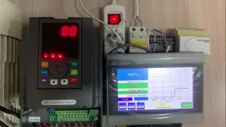 Управление частотным преобразователем через панель оператора по протоколу Modbus RS-485