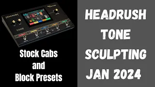 Which stock cab is best??? | Headrush Tone Sculpting Livestream
