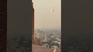 Video shows New York before and after wildfire smoke