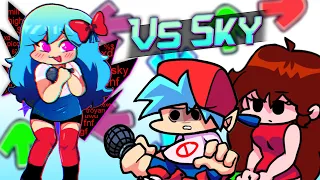 QUE LE HACEN A GIRLFRIEND EN ESTE MOD D:! / FNF vs Sky Mod (FULL WEEK)