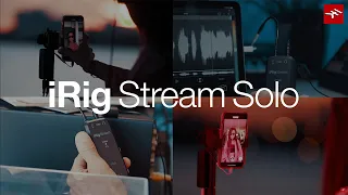 iRig Stream Solo easy-to-use streaming audio interface overview