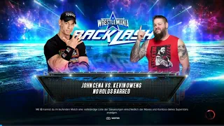 WWE 2K23 John Cena vs Kevin Owens (No Holds Barred)