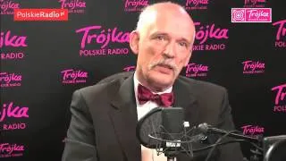 Janusz Korwin-Mikke: Hitler nie wiedział o holokauście (Trójka)