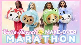 Barbie Cutie Reveal 🍭🎀🐾 Series 6 (Costume Animal) Make-Over Marathon!