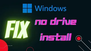 NO DRIVE Windows FIX #shorts