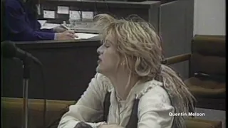 Courtney Love on Trial for Misdemeanor Assault in Orlando, Fla. (November 2, 1995)