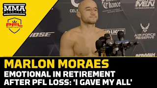 Marlon Moraes Emotional In Retirement After PFL Loss: 'I Gave My All'