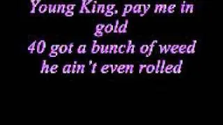 nicki minaj ft drake moment 4 life lyrics on screen