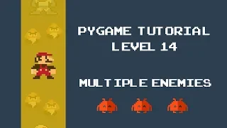 Pygame Tutorial - 14 -  Creating Multiple Enemies - Space Invaders