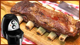 COMO FAZER COSTELA NA AIR FRYER I DESMANCHA NA BOCA I Receitas de Pai