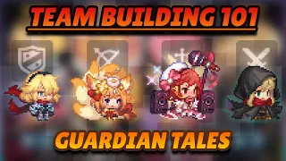How to BUILD Your Teams in Guardian Tales! (Basics Explanation)