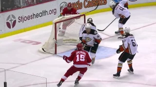 Tatar's First Career Hat Trick Detroit Red Wings vs Anaheim Ducks NHL 2016-2017