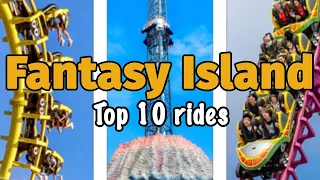 Top 10 rides at Fantasy Island - Skegness, England | 2022