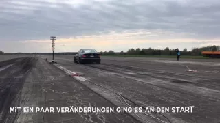 RS4 Limo 10,1s auf 232Kmh 1/4 Mile Finsterwalde 2016  Hannover Hardcore