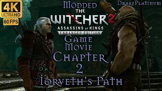 The Witcher 2: Assassins Of Kings - Chapter 2 - All Cutscenes (Game Movie) 4K Ultra 60 fps