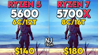 R5 5600 vs R7 5700X - Worth Spending EXTRA Money?