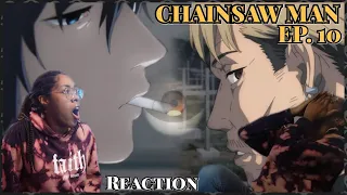 Aki😭 | "Shh...Shut It" | OK BUT WTF |  Chainsaw Man Episode 10 Reaction | Lalafluffbunny