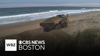 Thousands of tons of sand moving into Salisbury Beach
