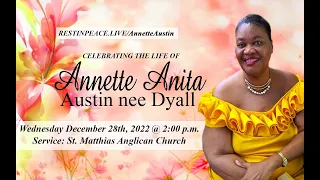 live Stream for Annette Anita Austin nee Dyal