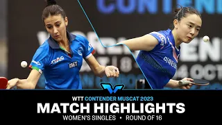 Giorgia Piccolin vs Jeon Jihee | WS R16 | WTT Contender Muscat 2023