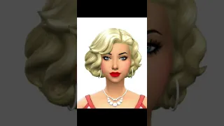 Sims 4 Marilyn Monroe CAS #thesims4 #shorts