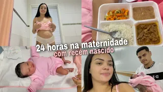 PRIMEIRO DIA DE VIDA DA HELENA NA MATERNIDADE | NOSSO DIA