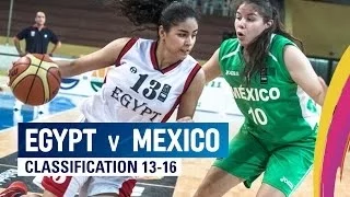 Egypt v Mexico - Classification 13-16 - 2014 FIBA U17 World Championship for women