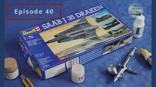 Episode 40: Saab J35 Draken. Revell. 1:72 scale. Kit n° 4381.