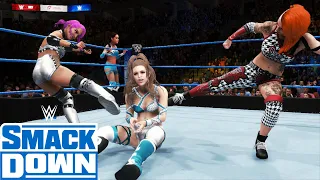 WWE 2K20 SMACKDOWN ALIYAH & TERESA SALAS VS DAKOTA KAI & RUBY SOHO