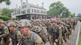 West Point Freshman '27 Marchback, Complete Basic Training Pass Supe House, Unveil '27 Class Motto