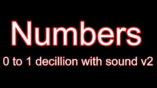 Numbers 0 to 1 decillion with sound v2