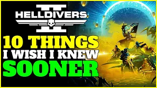 HELLDIVERS 2 ULTIMATE GUIDE! 10 Tips I Wish I Knew Sooner! | HELLDIVERS Beginners Guide