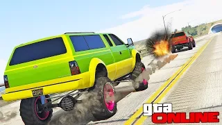 КТО ПОСЛЕДНИЙ, ТОТ ЛО...!!! ГОНКИ В GTA ONLINE. ПОПРОБУЙ УВЕРНУТЬСЯ ОТ РАКЕТЫ В ГТА 5 ОНЛАЙН