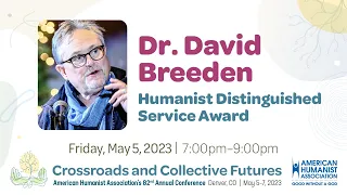 Dr. David Breeden, Humanist Distinguished Service Award