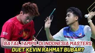 Batal Tampil Di Indonesia Masters 2023, Kevin Tak Jadi Duet Dengan Rahmat Hidayat???