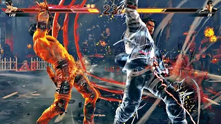 Tekken 8 Azhar Law VS Jin Kazama Aggressive gameplay Matches