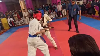 1st all India SBKR Kyokushin Karate open championship |Semi final |Kotshila Karate academy#fight