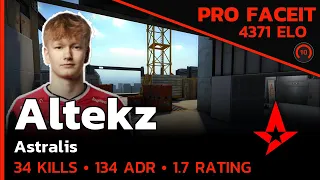 Altekz Astralis with 34 kills!🔥 (VERTIGO) FACEIT LVL 10 / CSGO POV / Jun 27, 2023