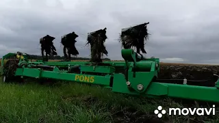 Капітальний плуг ПОН 5 від VELES AGRO,запуск в грязь!