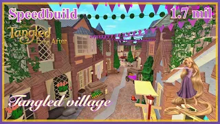 The Kingdom Of Tangled  Village Speedbuild pt 3/4 (Recreated in Bloxburg) (Rapunzel)