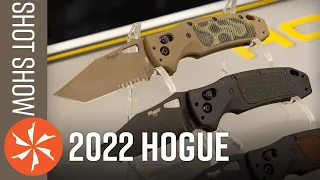 New Hogue Knives at SHOT Show 2022 - KnifeCenter.com