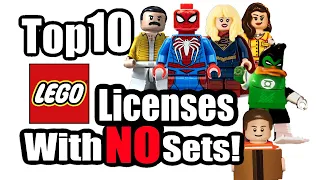 Top 10 LEGO Licenses With NO Sets!