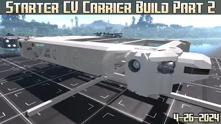 Empyrion Galactic Survival - Starter CV Carrier Build Part 2