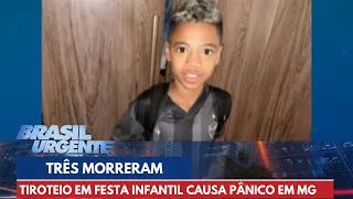 Tiroteio em festa infantil causa pânico em MG | Brasil Urgente