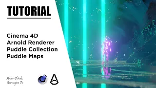 How To Use Puddle Pack In Cinema 4D And Arnold Renderer - Tutorial
