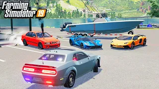 STEALING BACK OUR SUPERCARS! PART 2 - MANSION ROBBERY | FARMING SIMULATOR 2019