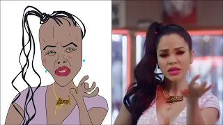 POP DRAWING MEME #22 | NATTI NATASHA - OH DADDY | Ruby Fun