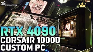 CORSAIR 1000D | Performance? Size? RTX 4090 Ultimate customized water-cooled PCs!
