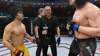 Bruce Lee vs. Great Khali (EA Sports UFC 3) - Crazy UFC 👊🤪