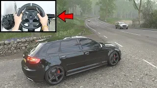 Forza Horizon 4 Audi RS3 Sportback (Steering Wheel + Paddle Shifter) Gameplay